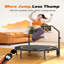 Wekli ft Round Fitness Trampoline with Handlebar