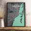 « miami city map », reproduction d’impression sur affiche en rêve-31736414