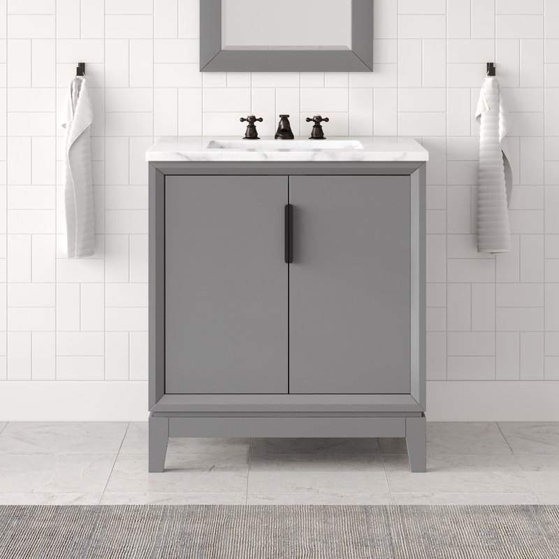 Elizabeth 30'' W Single Vanity, Cashmere Gray