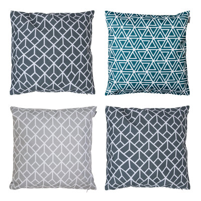 Geometric Print Indoor-Outdoor Cushions