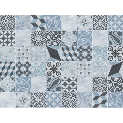 Scarlett Vinyl Machine Printed Area Rug