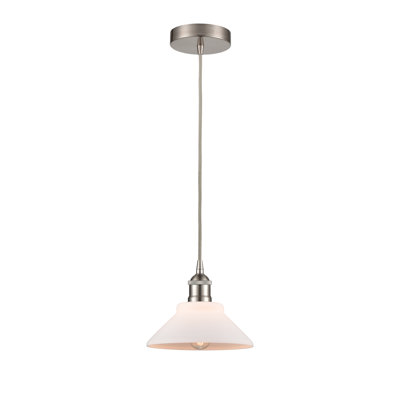 Luminaire suspendu conique à 1 lumière Choccolocco