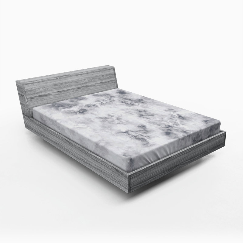 Microfiber Abstract Fitted Sheet, Full Fitted Sheet