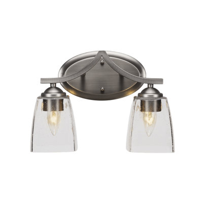 Barre d'éclairage de salle de bain 2 lumières Zilo