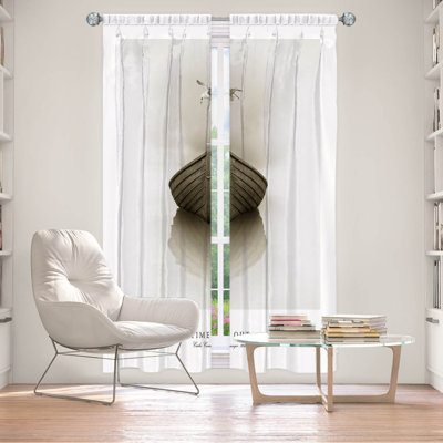 Rideau simple occultant et isolant avec passe-tringle Time Out I