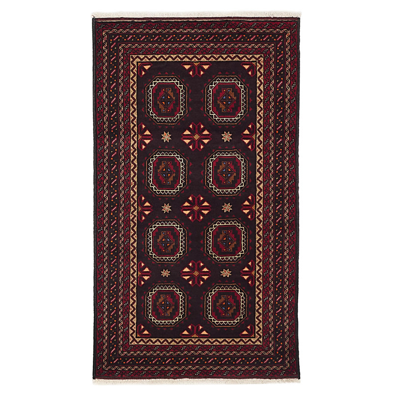 Tapis bourgogne Teimani 3 pi 3 po x 5 pi 10 po