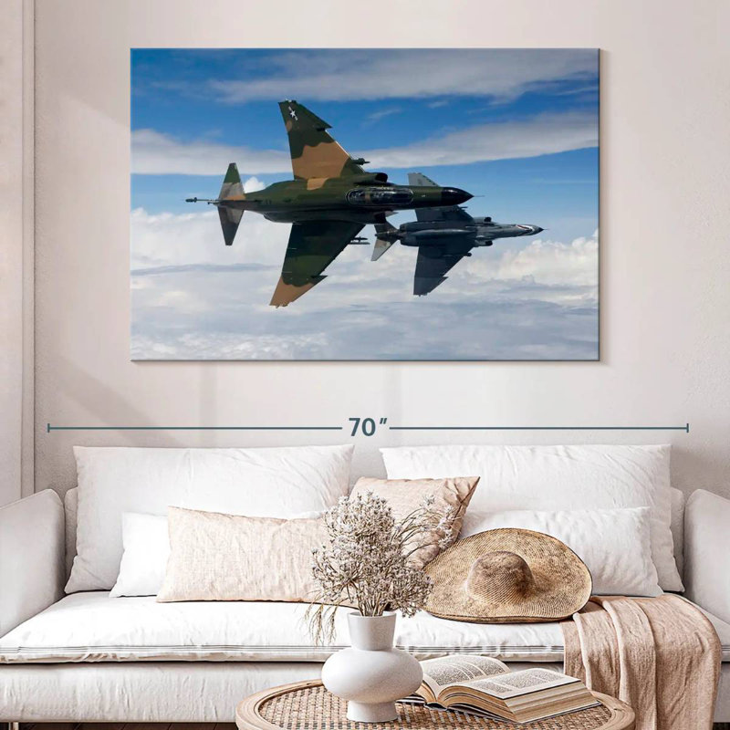 Mait American Jets militaire, H 34 po x l 51 po