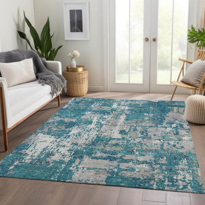Tapis abstrait lavable à la machine de qualité supérieure Mayfield AMF1008