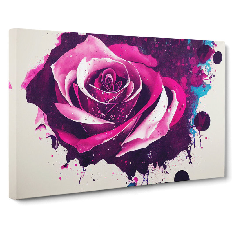 Rose Splash Vol.3 - Wrapped Canvas, 40cm H x 60cm W x 3cm D
