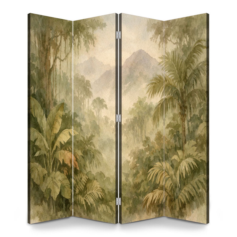 Cloison pliante 4 panneaux paravent Royal, 4, H 71 po x l 64 po x P 1 po