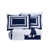Navy/White