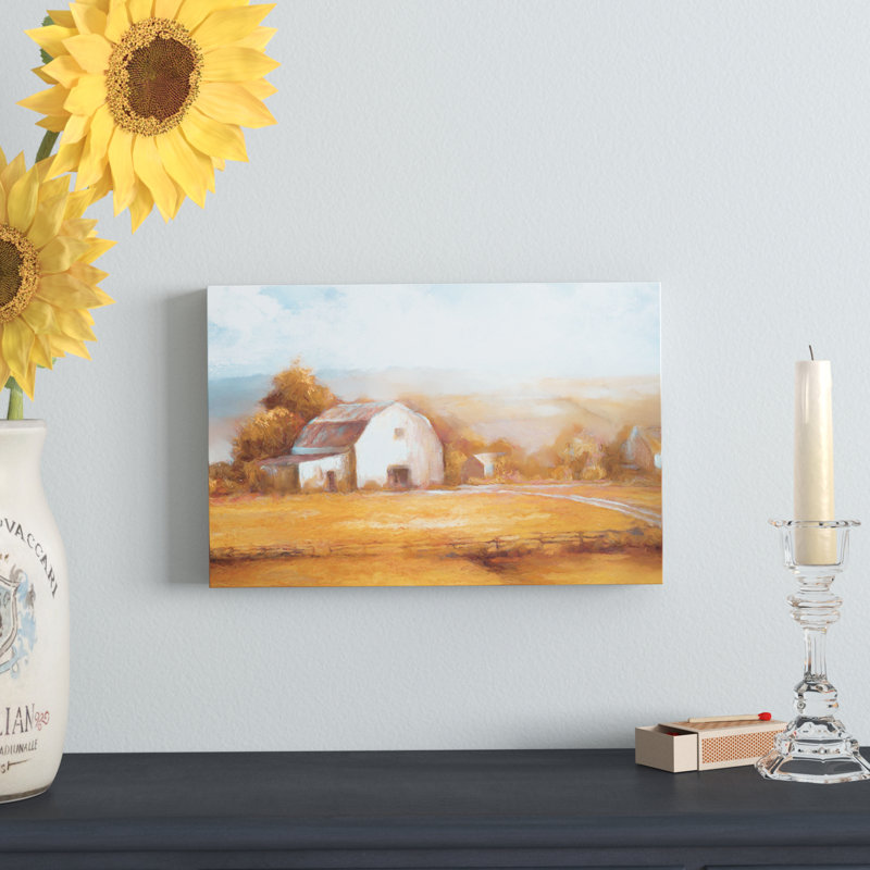 " Golden Farm ", 8" H x 12" W