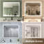 Miroir de salle de bain rectangulaire-840783659
