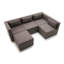 Canapé modulaire de coin 86,6 po Estacia-968720192