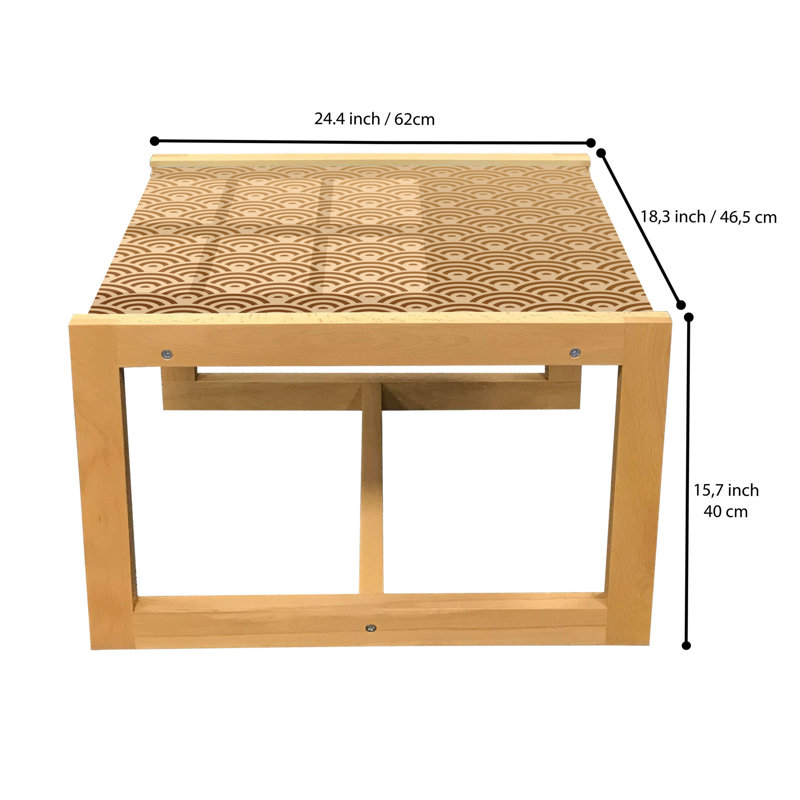 Jacobah Sled Coffee Table, 62cm H x 46cm W x 40cm D