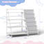 Johnson Metal Book Display, Bookshelf And Toy Storage Organizer - 4 Tier Book Shelf-1249504151