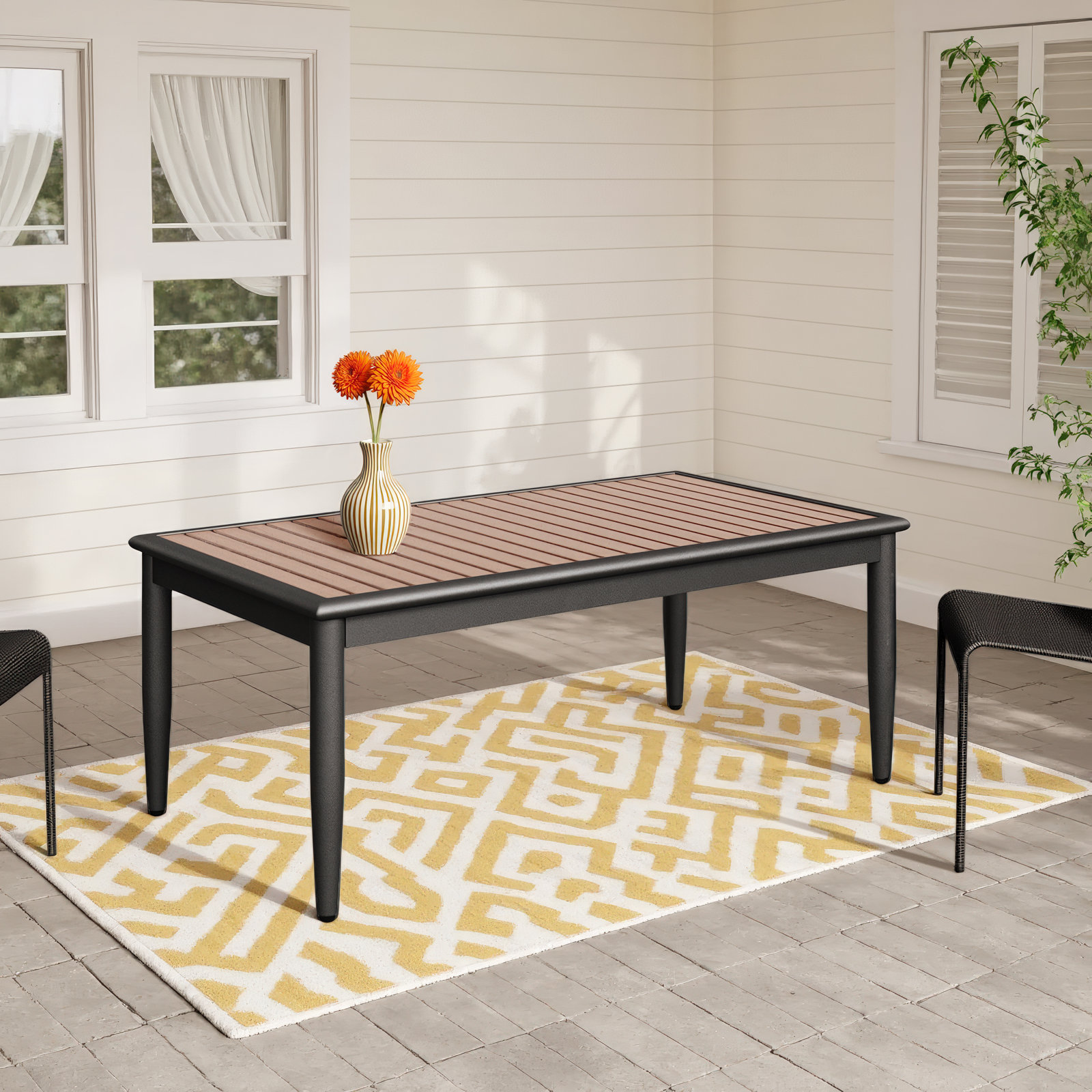 Limetta 43'' Wood Outdoor Coffee Table