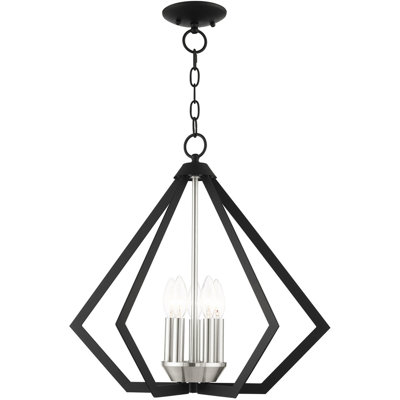 Lustre géométrique à 5 lumières Leena