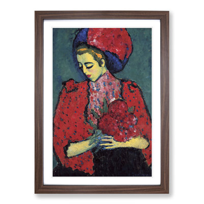 Portrait of a Woman Vol.2 by Alexej Von Jawlensky - Picture Frame Painting