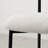 Upholstered Dining Chair With Metal Legs-2091818095