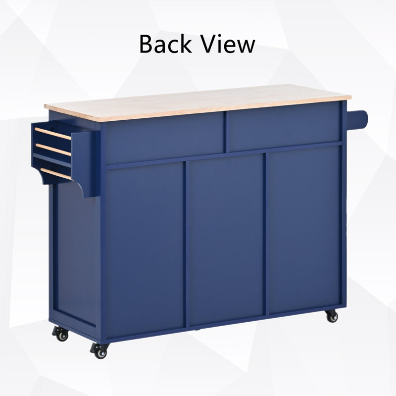 Kitchen Cart, Blue