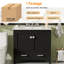 Meuble-lavabo 36 po avec lavabo en céramique-340603811