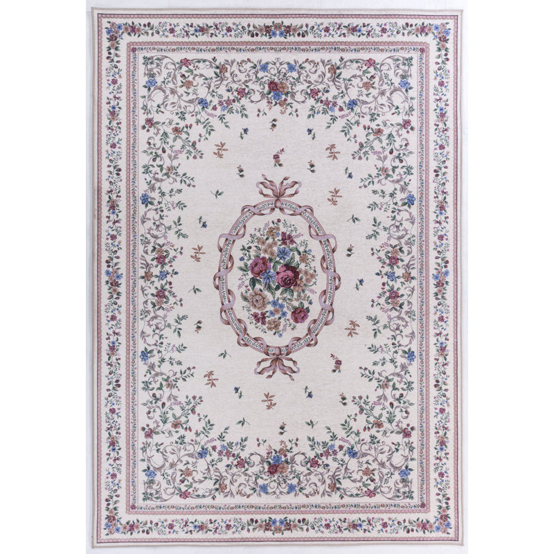 Costner Floral Area Rug, Rectangular 190cm W x 280cm L