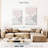 Avery Modern Mid-Century Abstract Pink Grey III