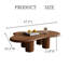 Table basse en bois Mid-Century Modern-989668366