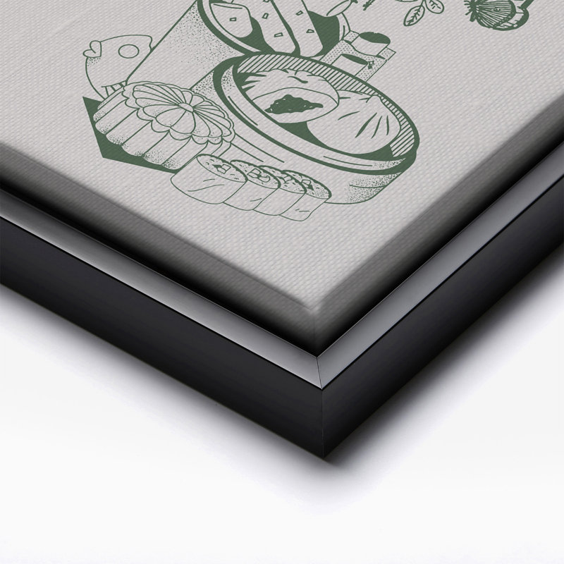 Gratitude quotidienne, Black Framed, Canvas, 18"H x 24"W