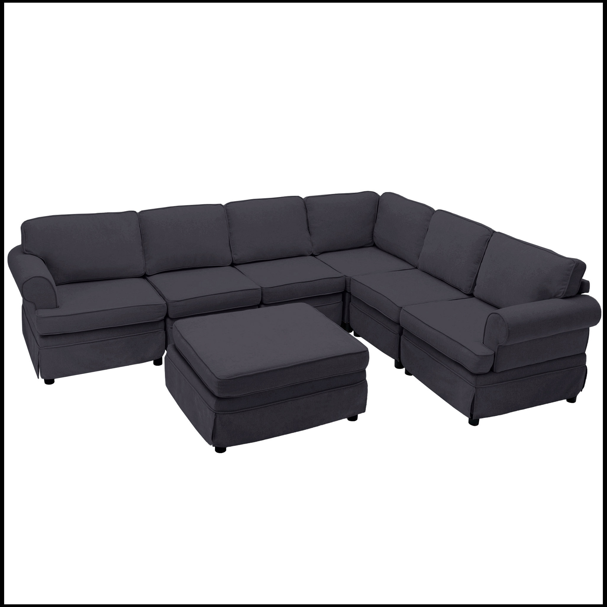 Red Barrel Studio® Qualen 7 - Piece Upholstered Sectional - Wayfair Canada