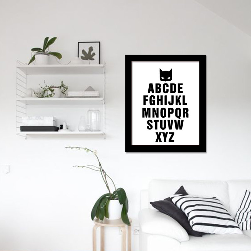 Art Print With Black Frame Wall Art