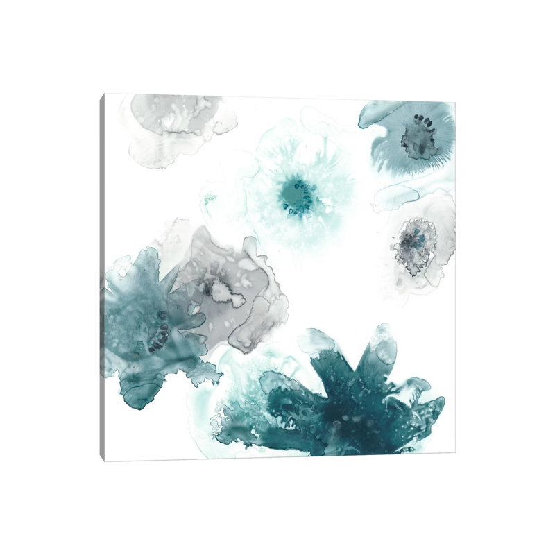 Floating Indigo I by June Erica Vess - Wrapped Canvas Gallery-Wrapped Canvas Giclée, 66.04 cm H x 66.04 cm W x 3.175 cm D