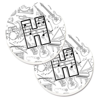 Sous-verre musical letter note