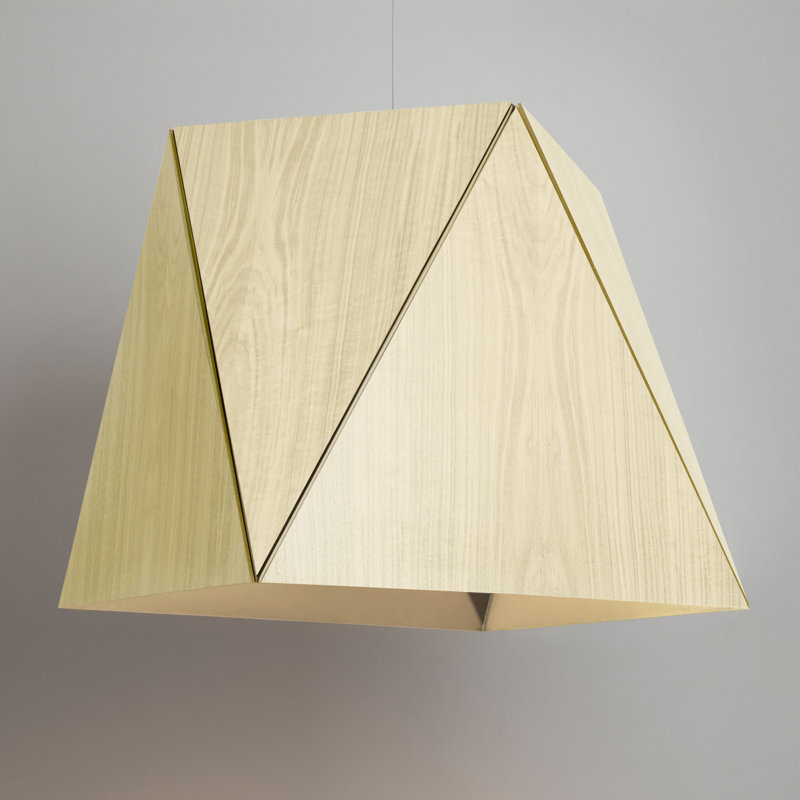 Calx 4 - Light Chandelier, White Washed Oak/Rose Gold