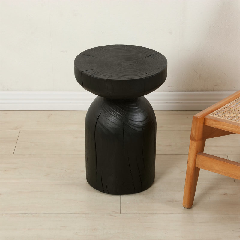 Solid Mango Wood Side End Table