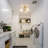 Murtie 3-Light Modern Glass Semi Flush Mount