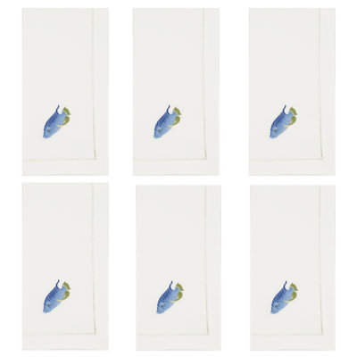 Serviette carrée 100% coton The Broderie