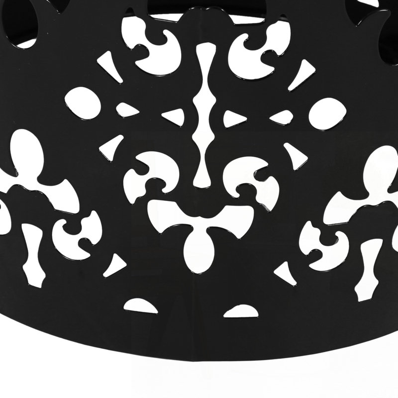 Metal end table set of 2, Black