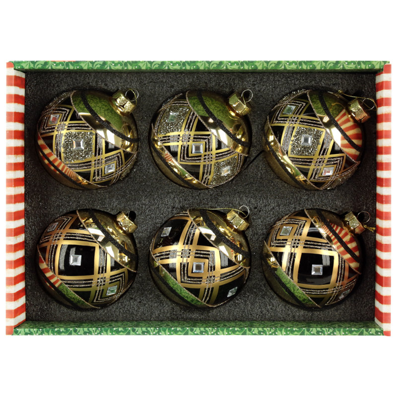 Geometric Jeweled Ornament, 4 Inches