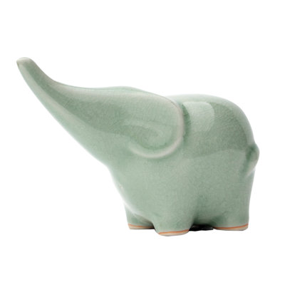 Figurine éléphant celadon chance