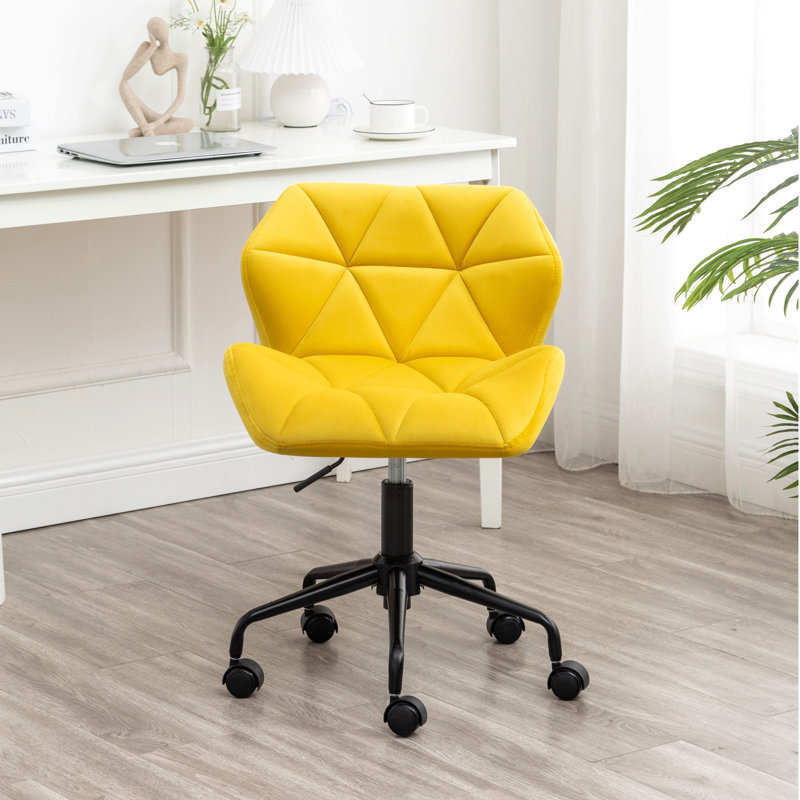 Chaise de bureau pivotante Eldon, Jaune