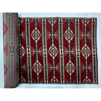Wooded River Gallop Claret- Fabric by the Yard