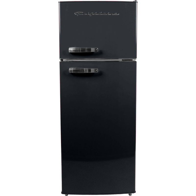 Frigidaire 7,5 pi³ Pi. Réfrigérateur-congélateur rétro, appartement, Noir