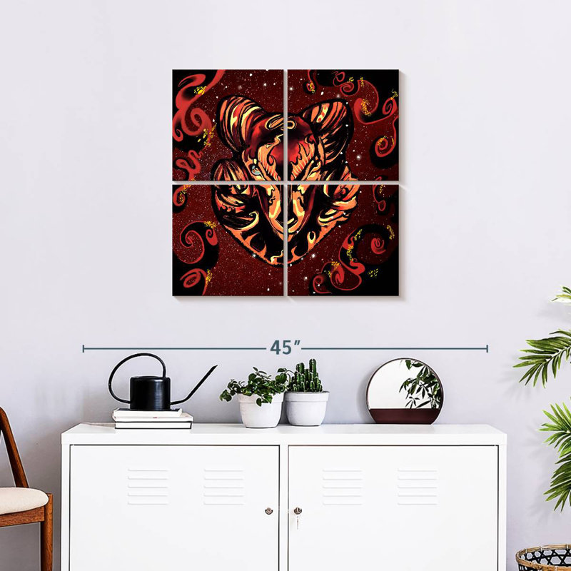 Adella Zodiac Collection Aries, 26" H x 26" W