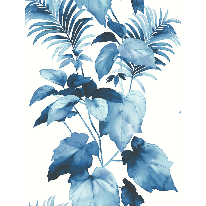 Rouleau de papier peint adhésif L 18 pi x l 20,5 po, Bleu olympique
