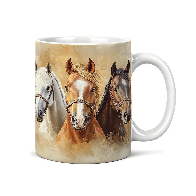 Horse Mug 11 oz, Horse Gifts for Women Men, Gifts for Horses Lovers Coffee Cups Ceramic
