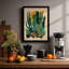 Desert Landscape Botanical - Framed Print-1562234148-1562234152