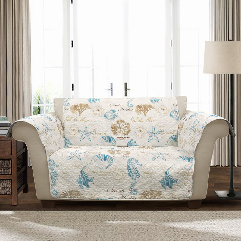 Housse matelassée pour canapé Lush Decor Harbor Life, Causeuse