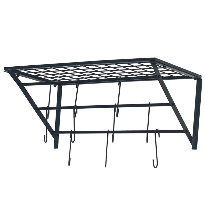 Metal Rectangle Wall Mounted Pot Rack